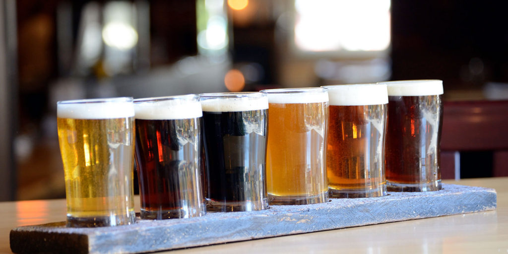 Enjoy a flight of our house beers